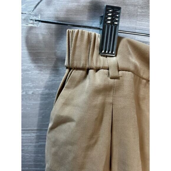 NEW Open Edit High Waisted Khaki Shorts Small - Picture 3 of 5